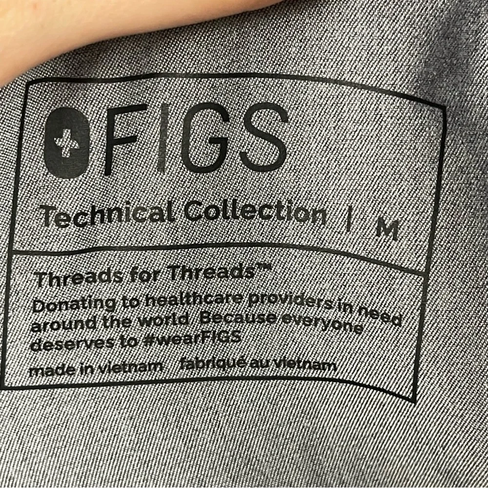 Figs‎ Technical Collection Slim Fit Straight Leg Scrub Pant Size Medium Men
